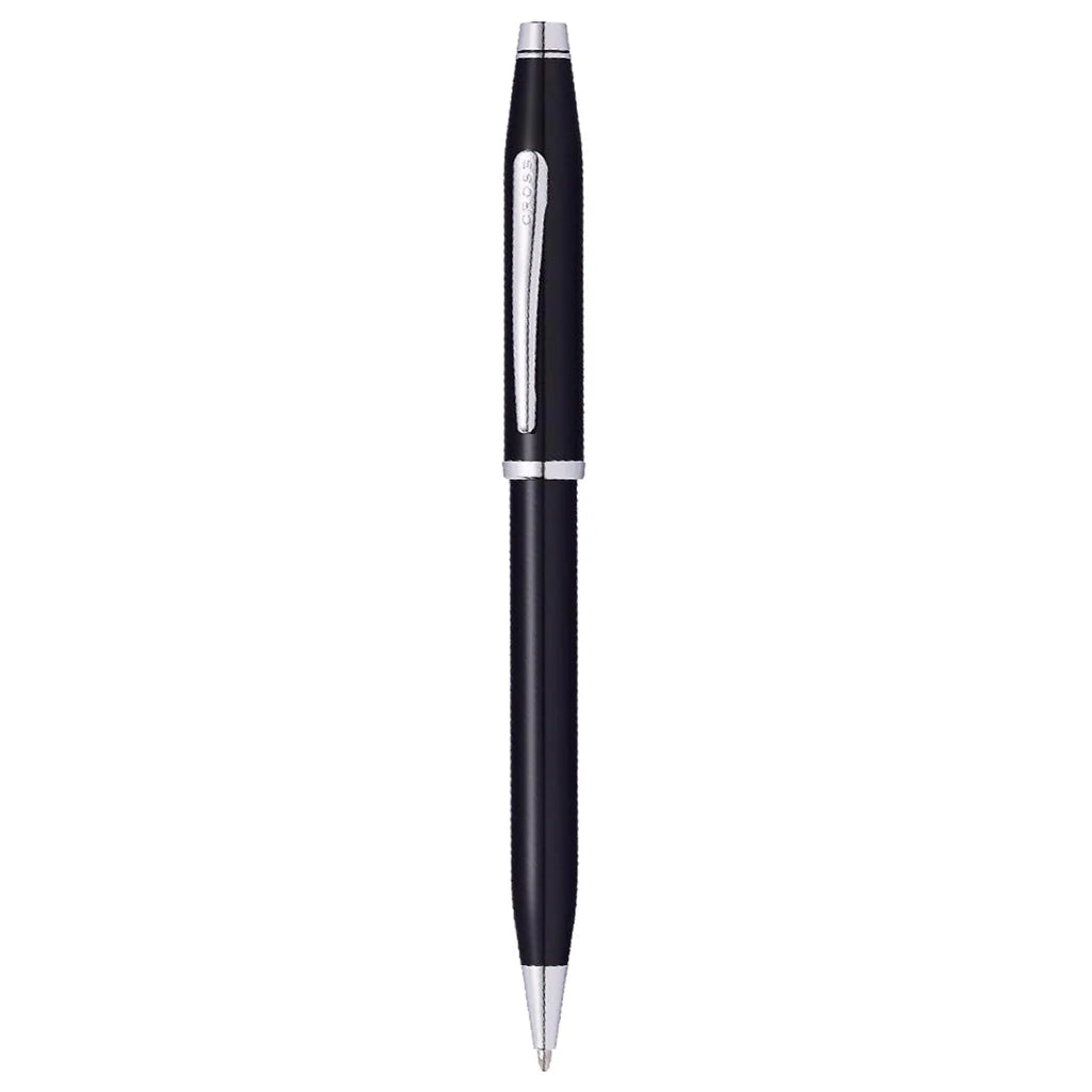Cross Century® Ii Black Lacquer With Chrome Plated Appointments Ballpoint Pen - AT0082WG-157