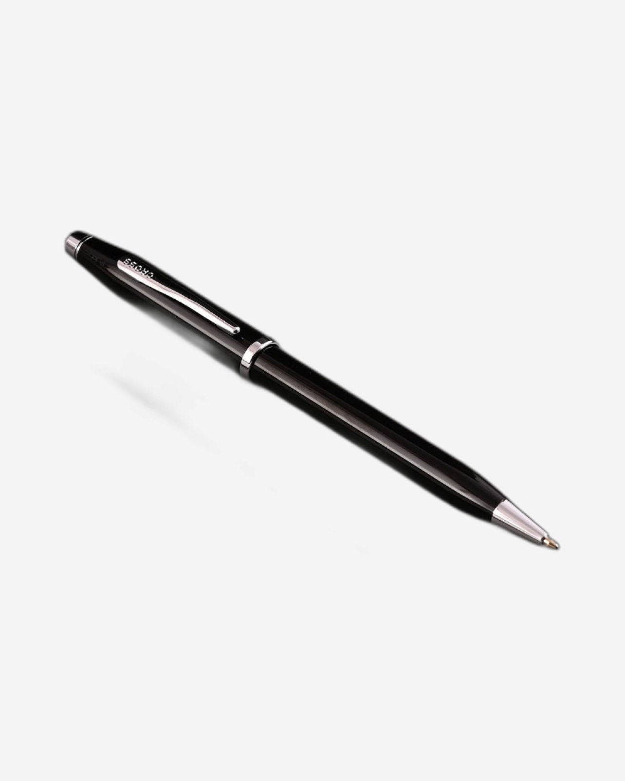 Cross Century® Ii Black Lacquer With Chrome Plated Appointments Ballpoint Pen - AT0082WG-157