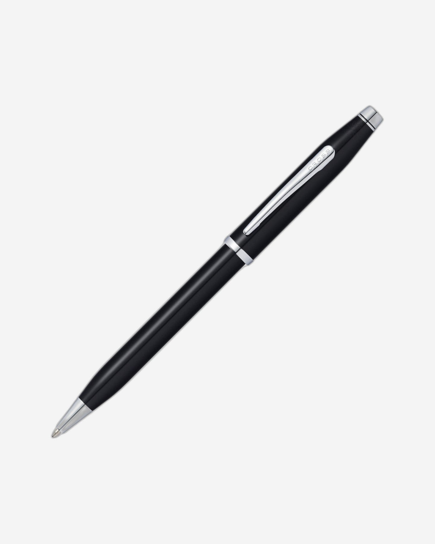 Cross Century® Ii Black Lacquer With Chrome Plated Appointments Ballpoint Pen - AT0082WG-157