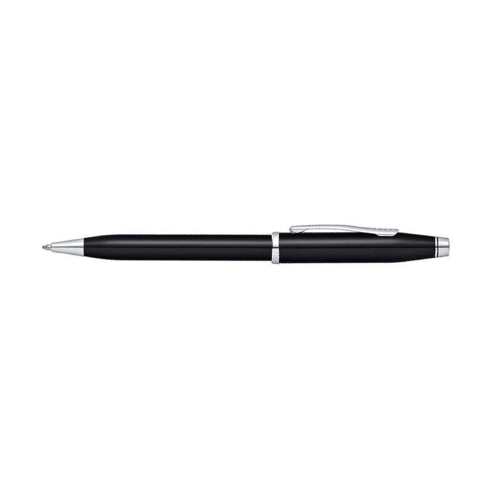 Cross Century® Ii Black Lacquer With Chrome Plated Appointments Ballpoint Pen - AT0082WG-157