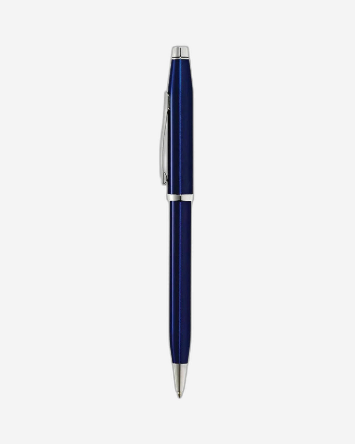 Cross Century® Ii Translucent Blue Lacquer With Chrome Plated Appointments Ballpoint Pen - AT0082WG-158