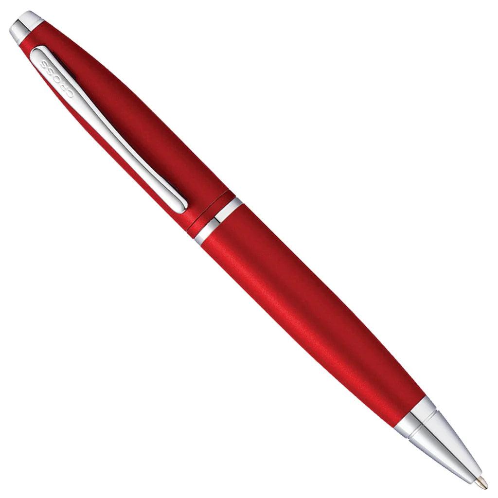 Cross Calais™ Matte Metallic Crimson With Polished Chrome Appointments Ballpoint Pen - AT0112-19