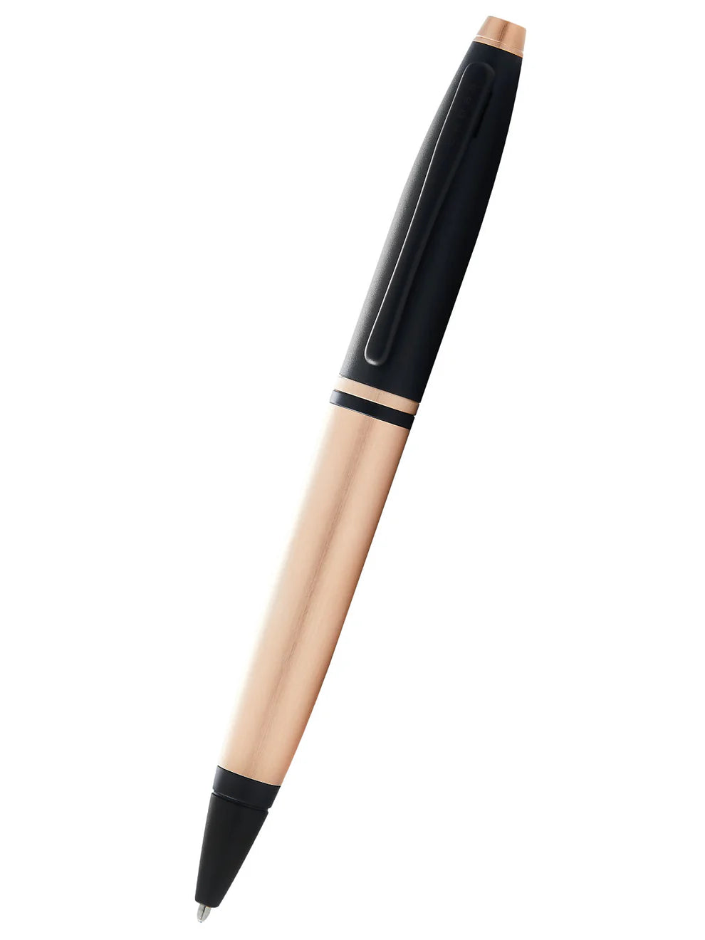 Cross Calais Rose Gold Barrel/Black Cap Pen