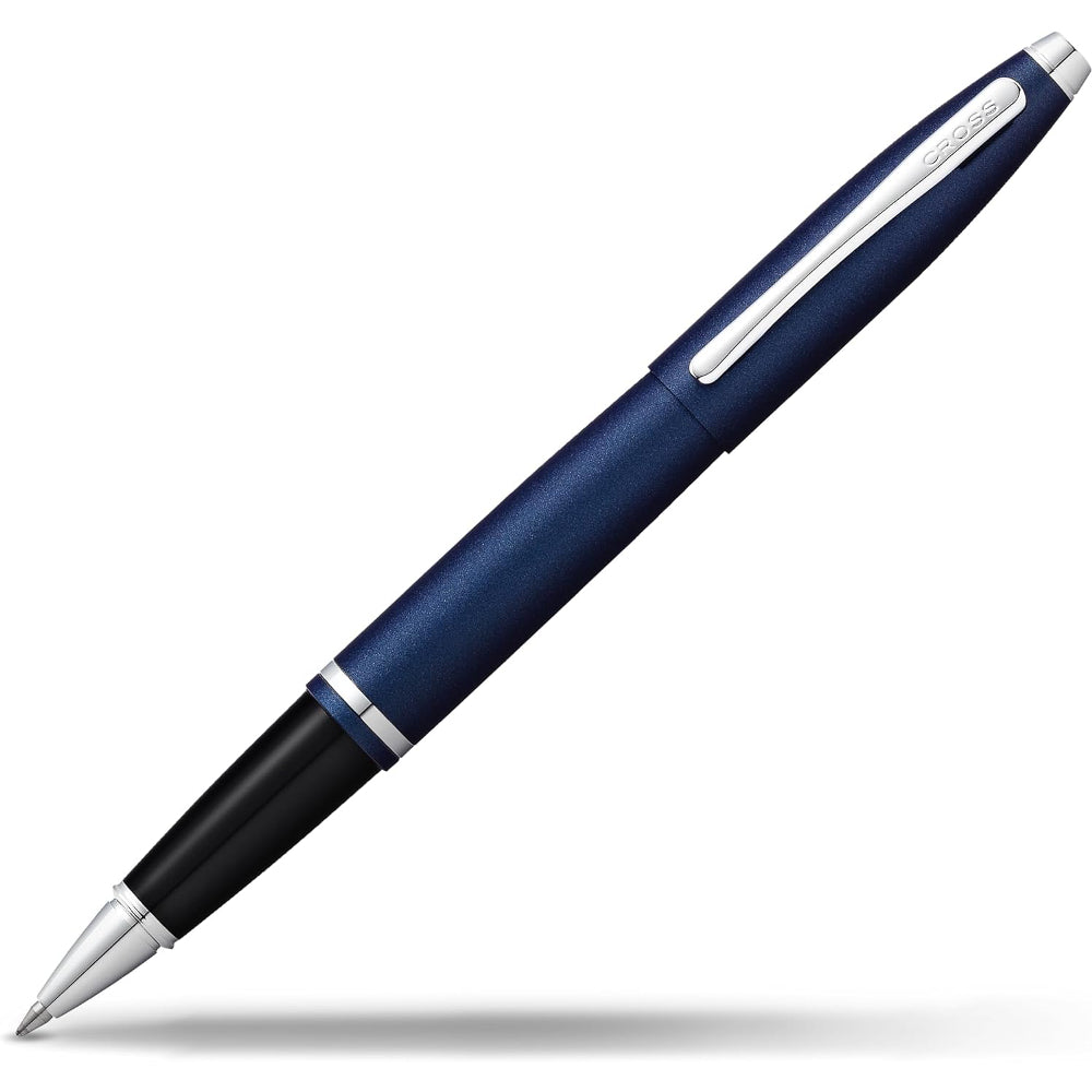 Cross Calais™ Matte Metallic Blue With Polished Chrome Appointments Selectip® Rollerball Pen - AT0115-18