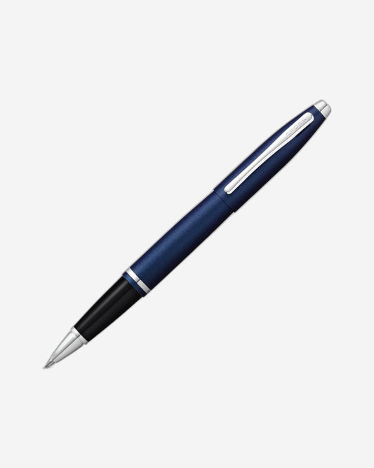 Cross Calais™ Matte Metallic Blue With Polished Chrome Appointments Selectip® Rollerball Pen - AT0115-18
