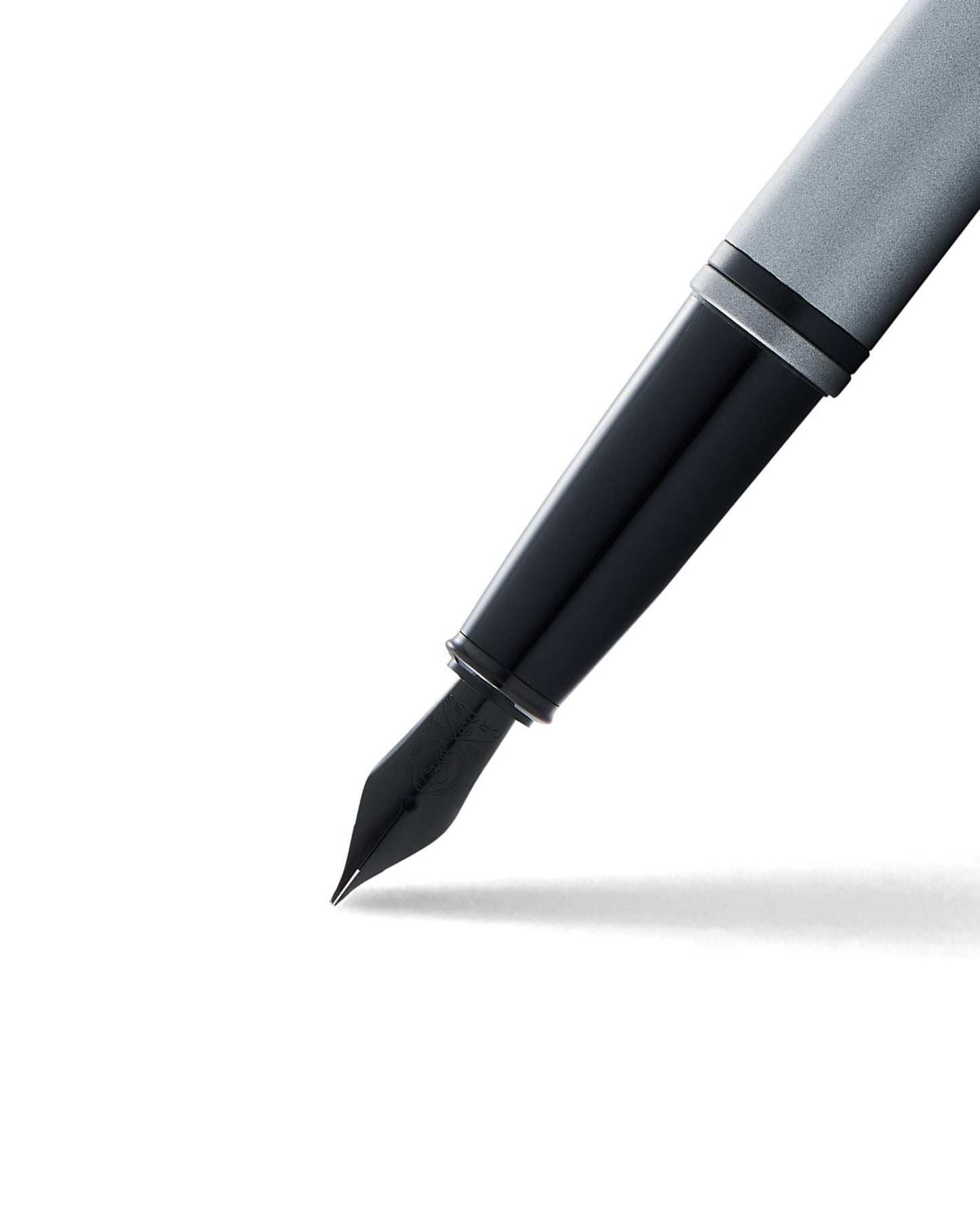 Cross Calais™ Matte Gray And Black Lacquer Fountain Pen