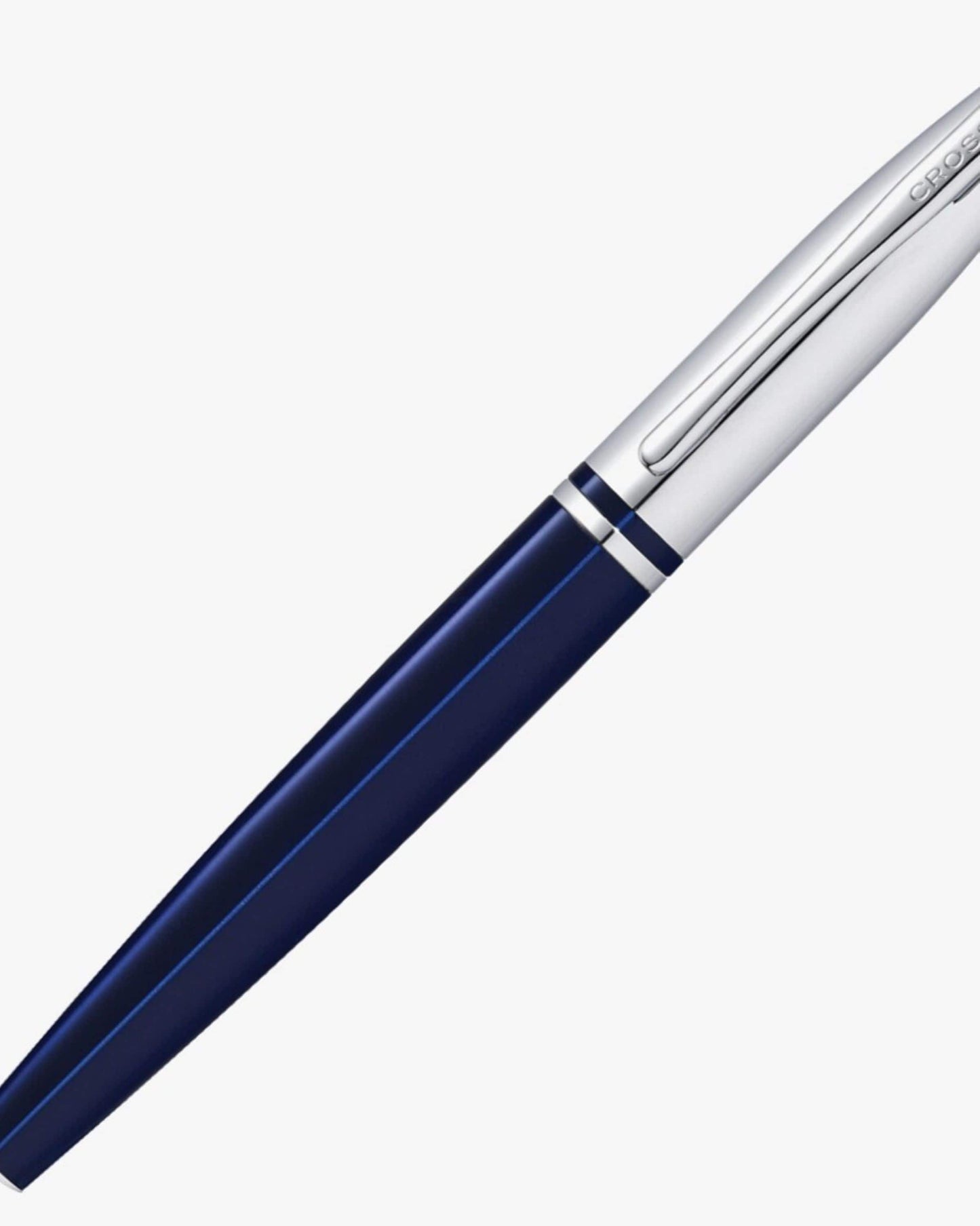Cross Calais™ Chrome/Blue Lacquer Chrome Appointments Fountain Pen