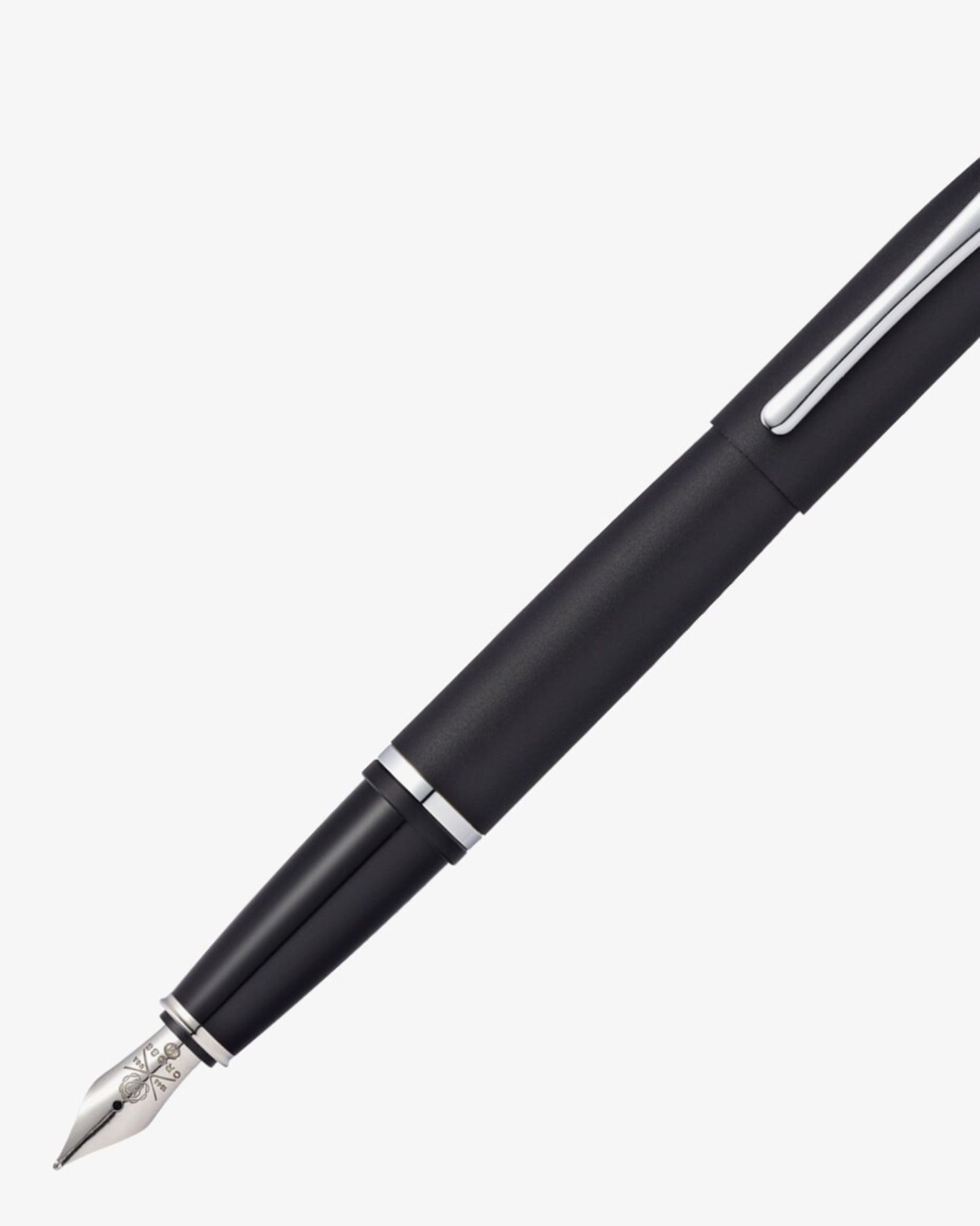 Cross Calais™ Matte Black With Chrome Appointments Ballpoint And Medium Nib Fountain Pen Gift Set 