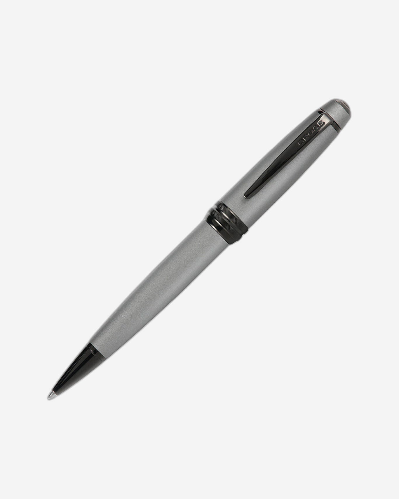 Cross Bailey™ Matte Gray Lacquer With Polished Black Pvd Appointments Ballpoint Pen -  AT0452-20