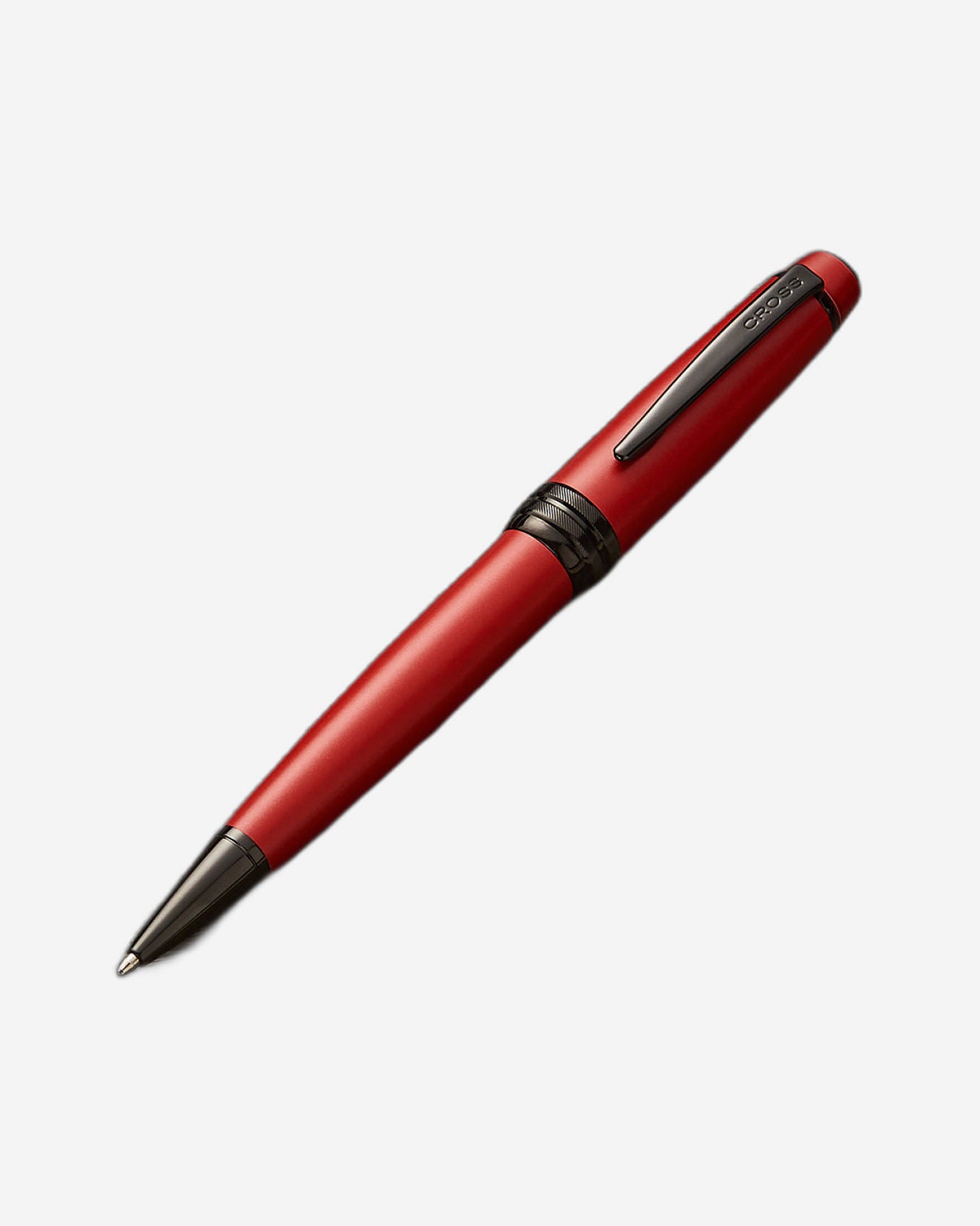 Cross Bailey™ Matte Red Lacquer With Polished Black Pvd Appointments Ballpoint Pen - AT0452-21