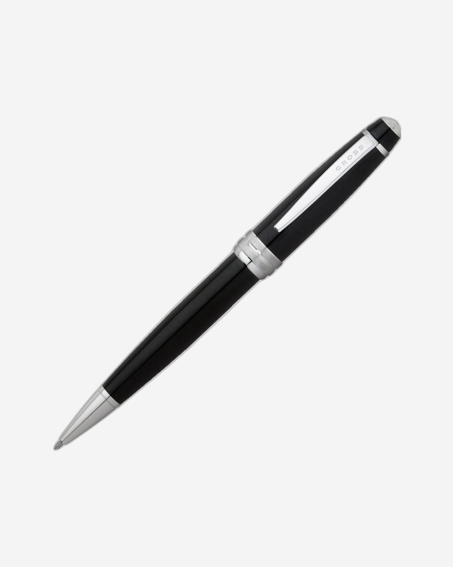 Cross Bailey™ Black Lacquer With Polished Chrome Appointments Ballpoint Pen - AT0452-7
