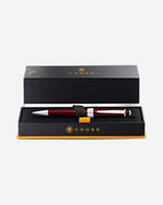 Cross Bailey™ Red Lacquer With Polished Chrome Appointments Ballpoint Pen - AT0452-8