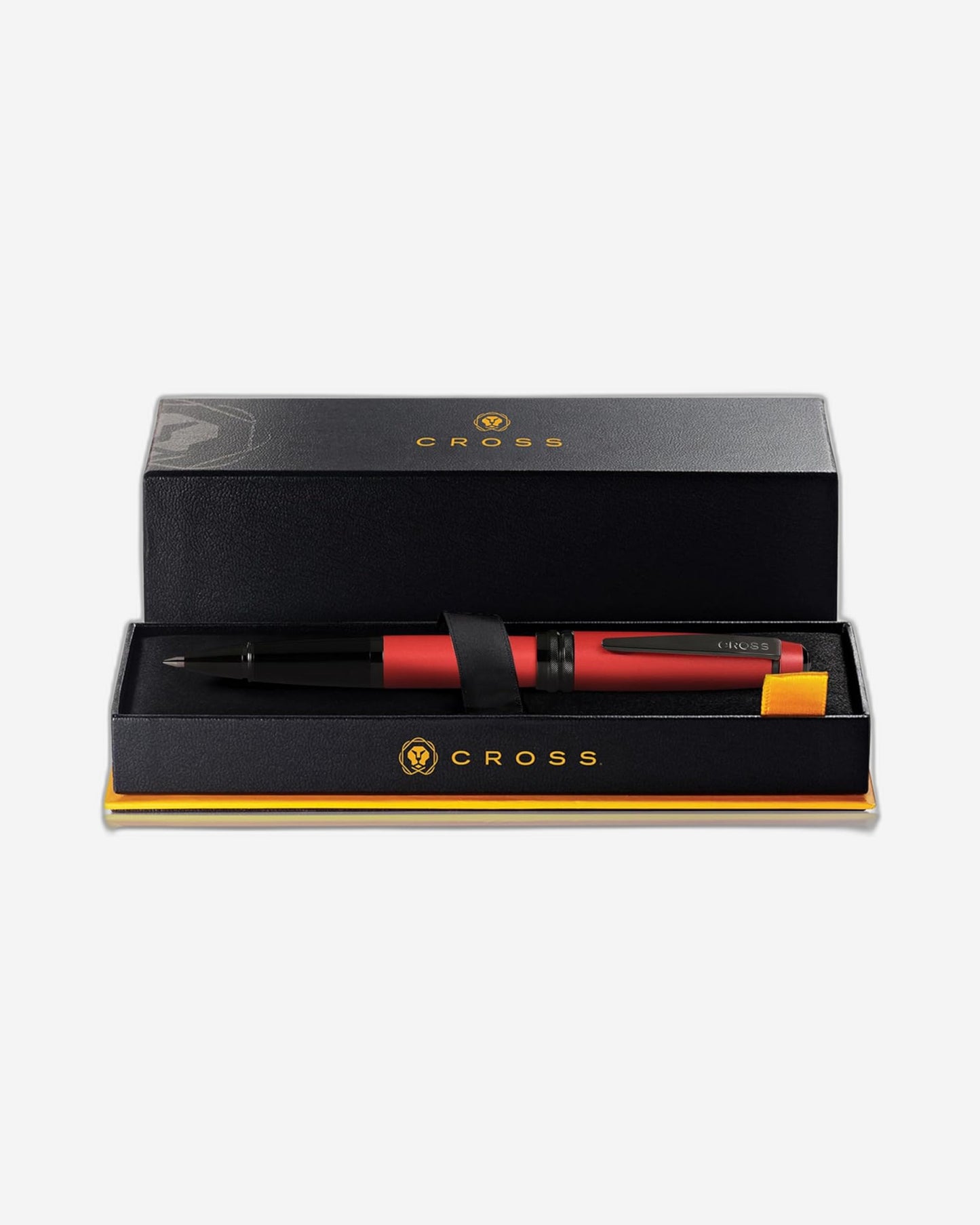 Cross Bailey™ Matte Red Lacquer With Polished Black Pvd Appointments Rollerball Pen - AT0455-21