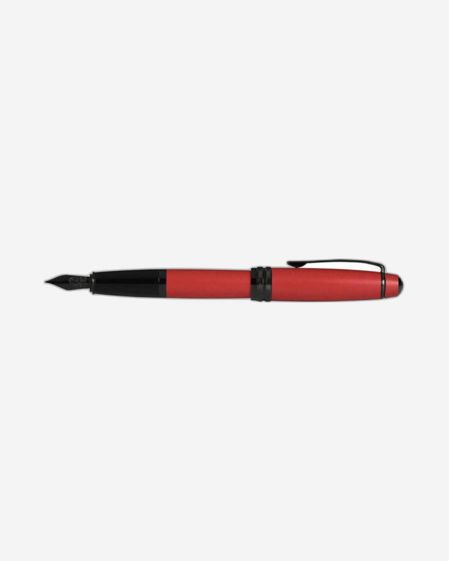 Cross Bailey Matte Red With Black Fountain Pen Medium Nib - AT0456-21MJ