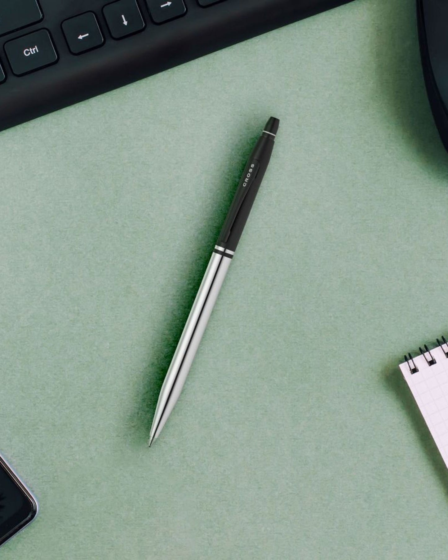 Cross Click™ Tuxedo Chrome Ballpoint Pen AT0622-123