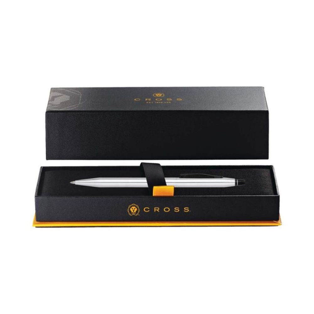 Cross Click™ Chrome with Black Appointments Selectip® Rollerball Pen CHROME AT0625-1