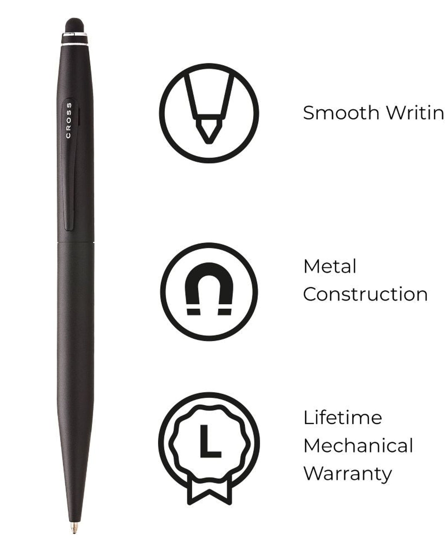 Cross Tech2 Satin Black Dual?Function Pen
