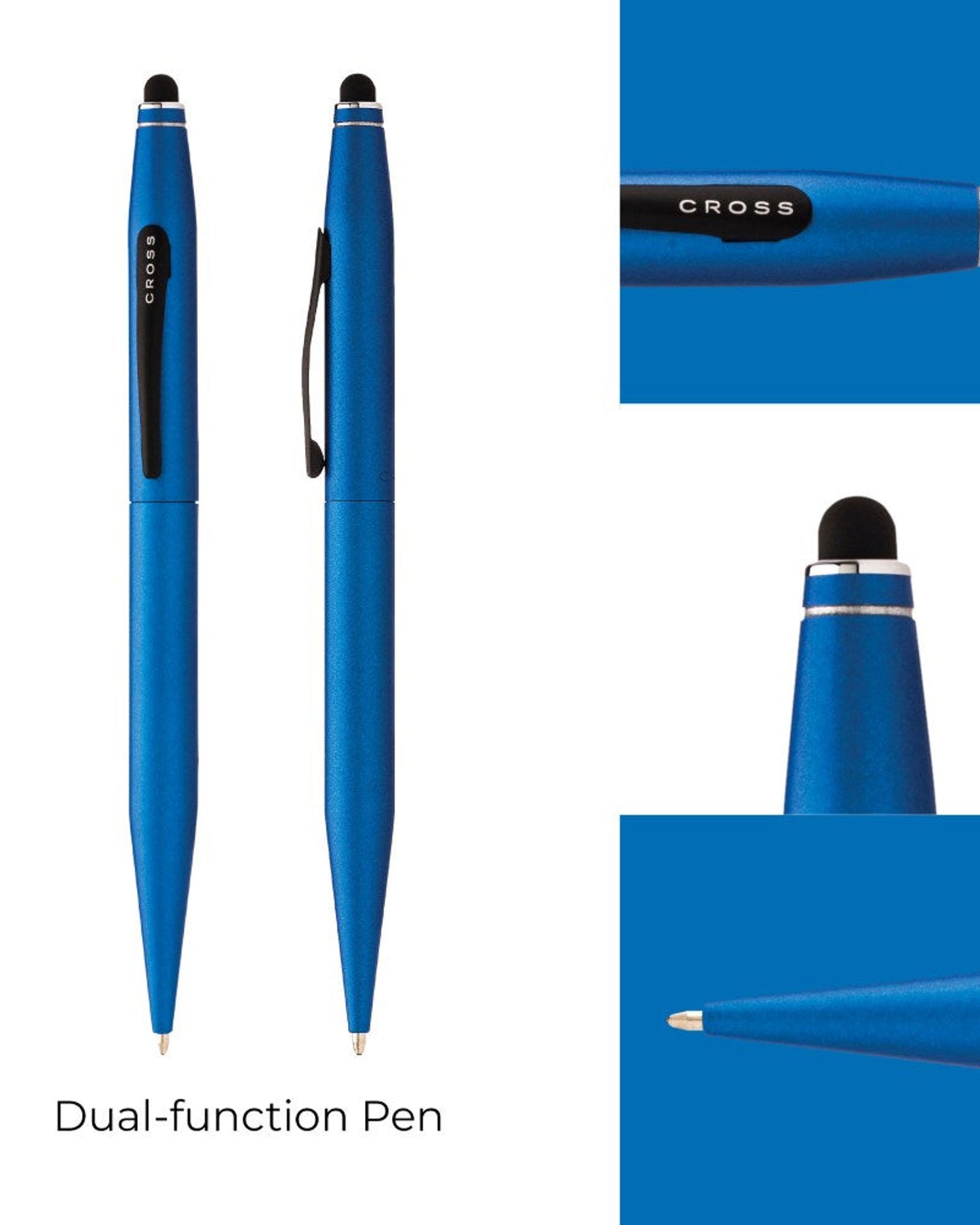 Cross Tech2™ Metallic Blue Dual-function Pen AT0652-6