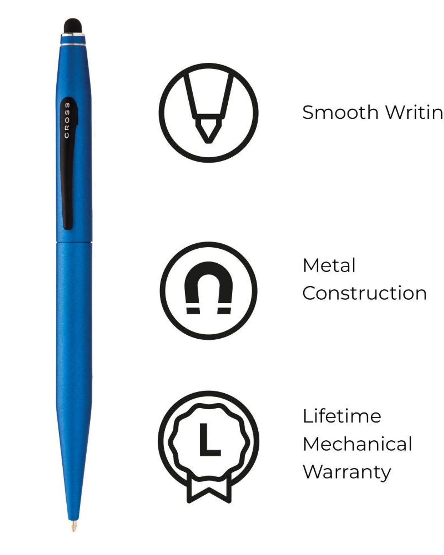 Cross Tech2™ Metallic Blue Dual-function Pen AT0652-6