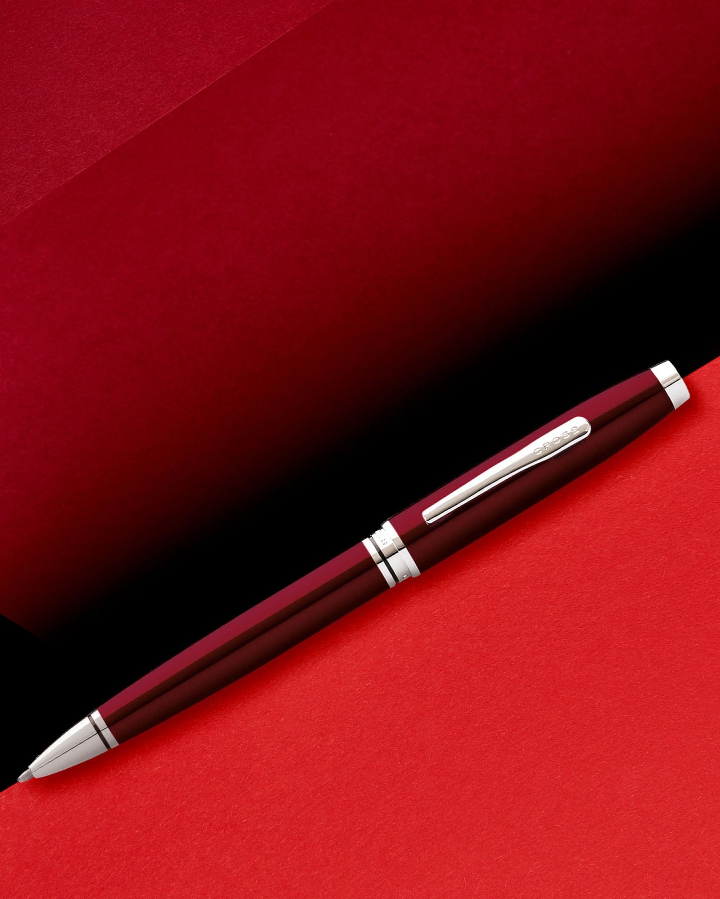 Cross Coventry Red Lacquer Chrome Appointments Ballpoint Pen