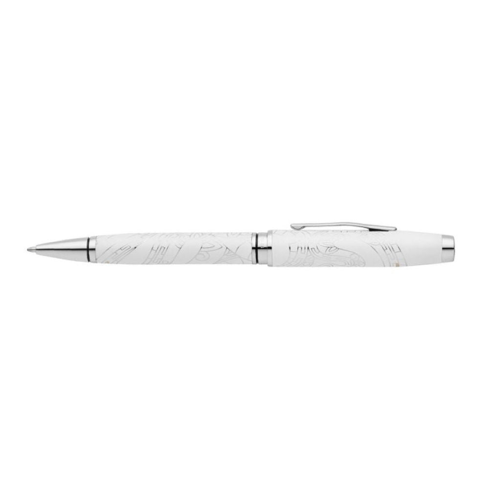 Cross Coventry Zodiac Year of the Snake Pearl White Lacquer Ballpoint Pen AT0662-16 PRL WHT