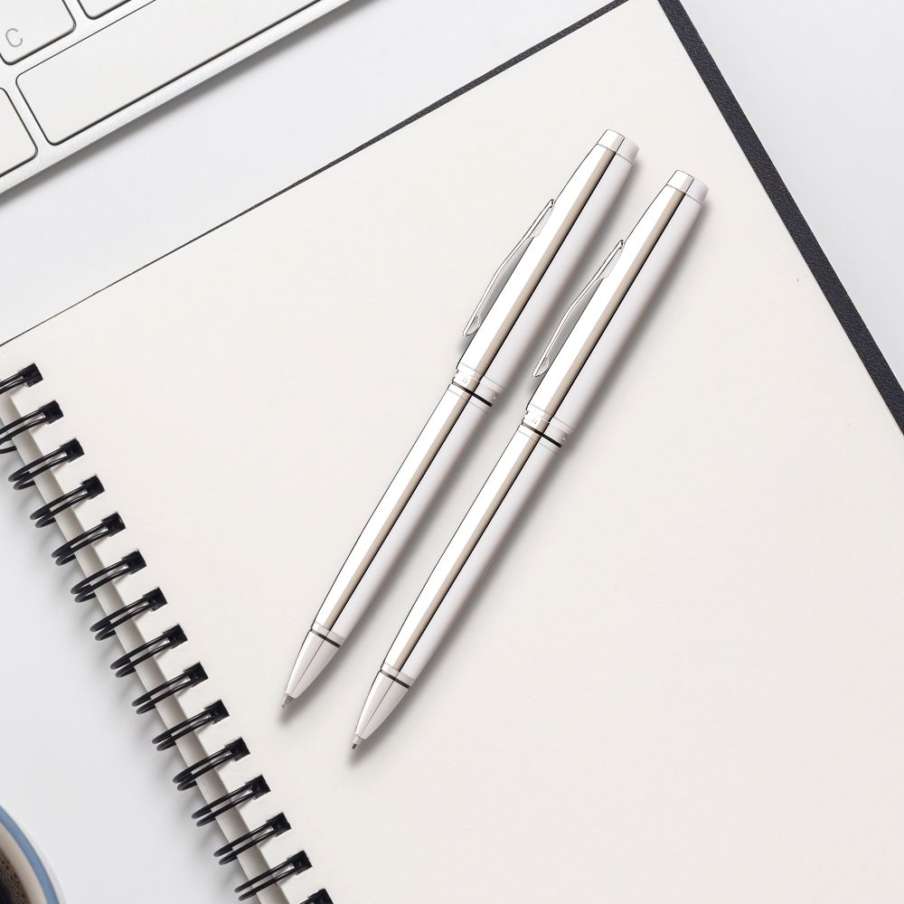 Coventry Polished Chrome Ballpoint Pen AT0662-7