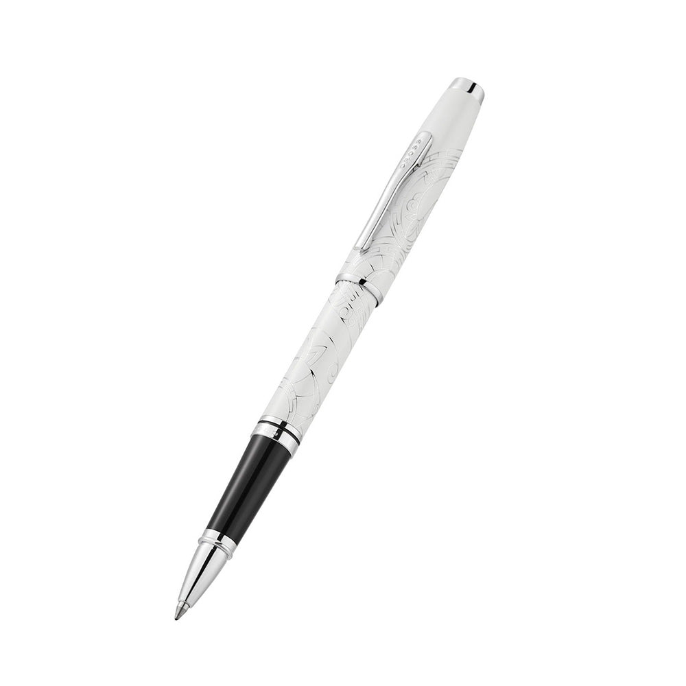 Cross Coventry Zodiac Year of the Snake Pearl White Lacquer Rollerball Pen AT0665-16