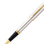 Cross Coventry Polished Chrome With Gold Tone Rollerball Pen
