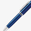 Cross Peerless 125 Translucent Quartz Blue Engraved Lacquer Ballpoint Pen