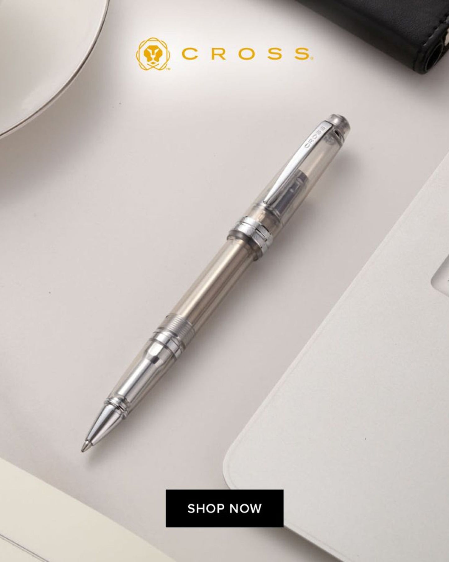 Cross Bailey Light™ Translucent Clear Resin Ballpoint Pen AT0742-17