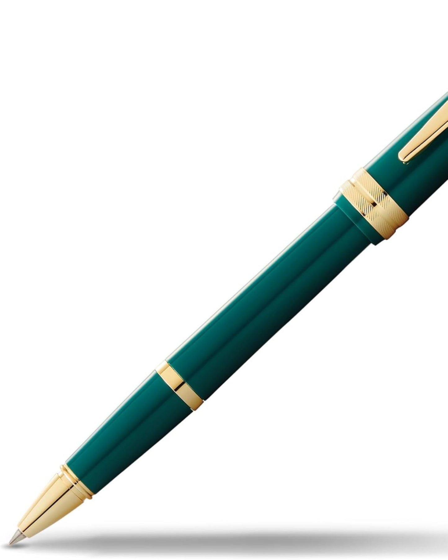Cross Bailey Light™ Polished Green Resin And Gold Tone Fine-Tip Rollerball Pen 