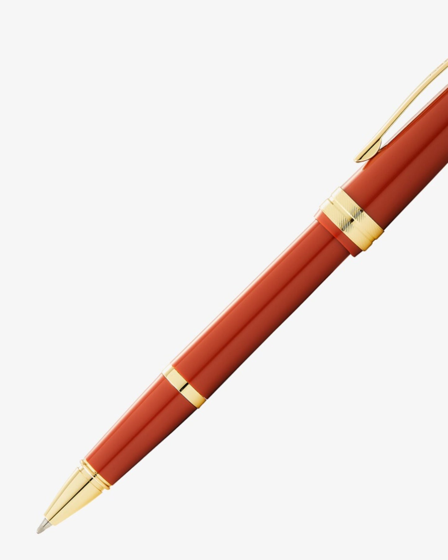 Cross Bailey Light™ Polished Amber Resin And Gold Tone Fine-Tip Rollerball Pen