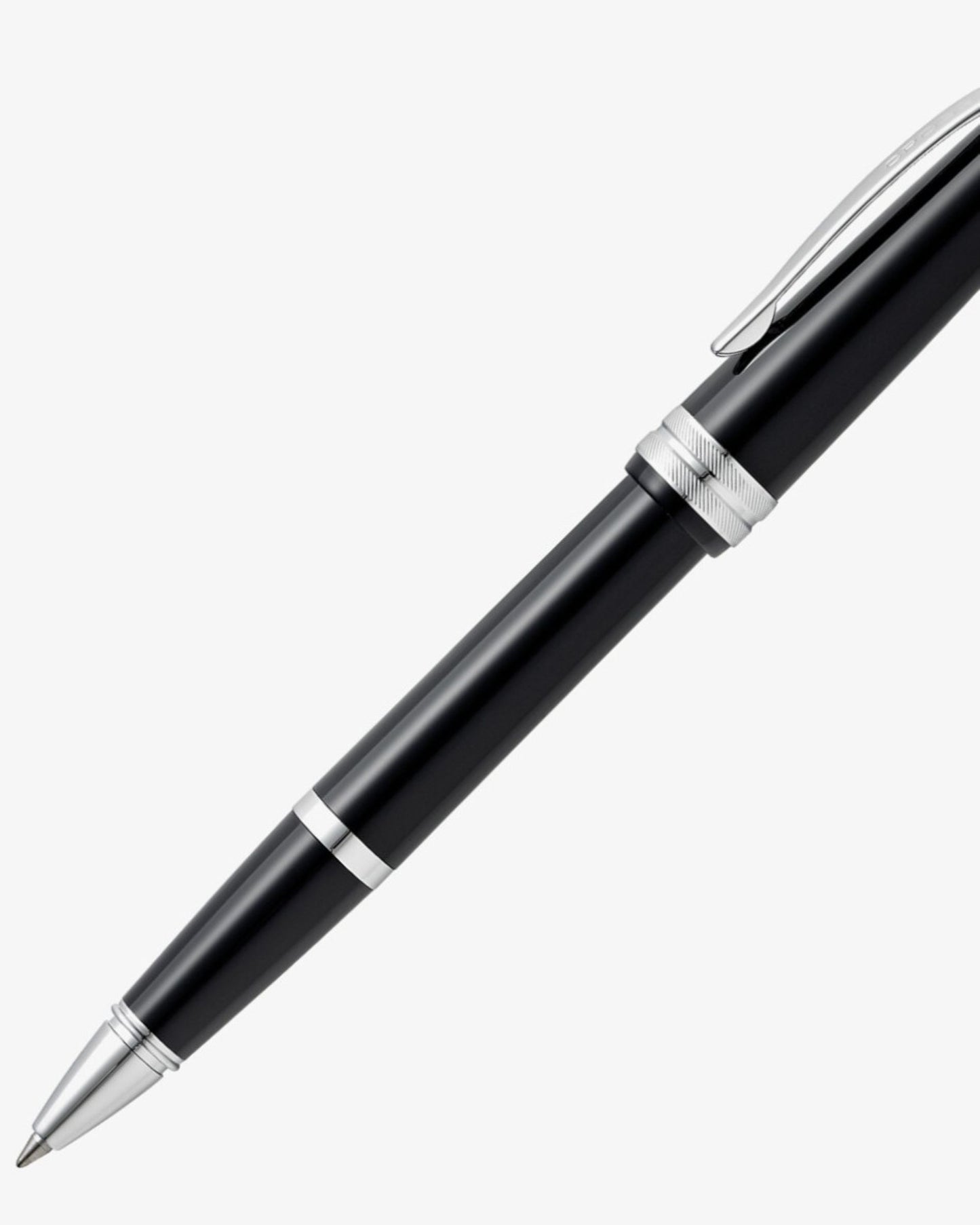 Cross Bailey Light™ Polished Black Resin Fine-Tip Rollerball Pen