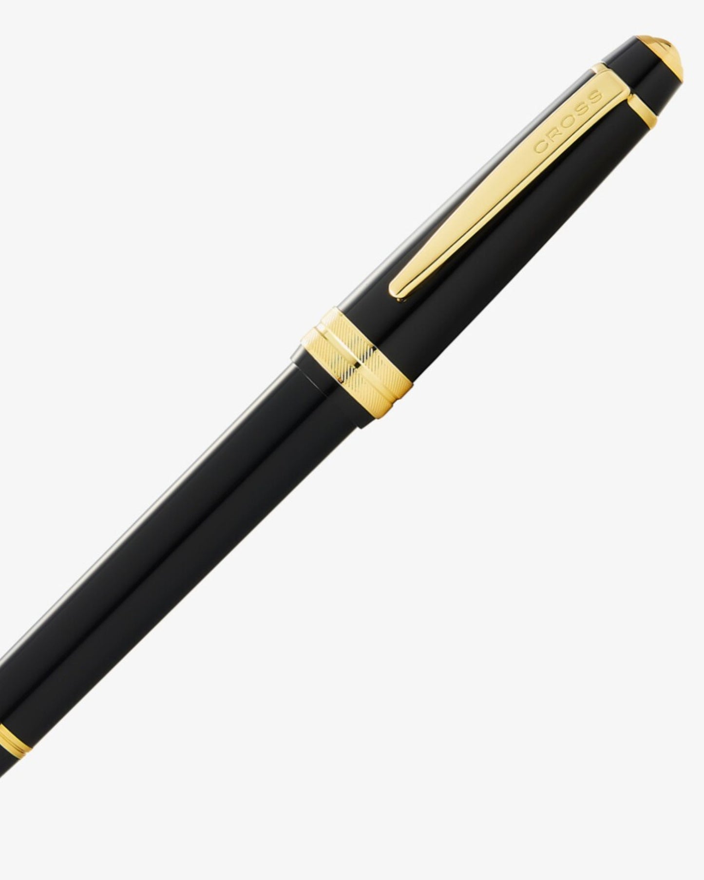 Cross Bailey Light™ Polished Black Resin And Gold Tone Fine-Tip Rollerball Pen