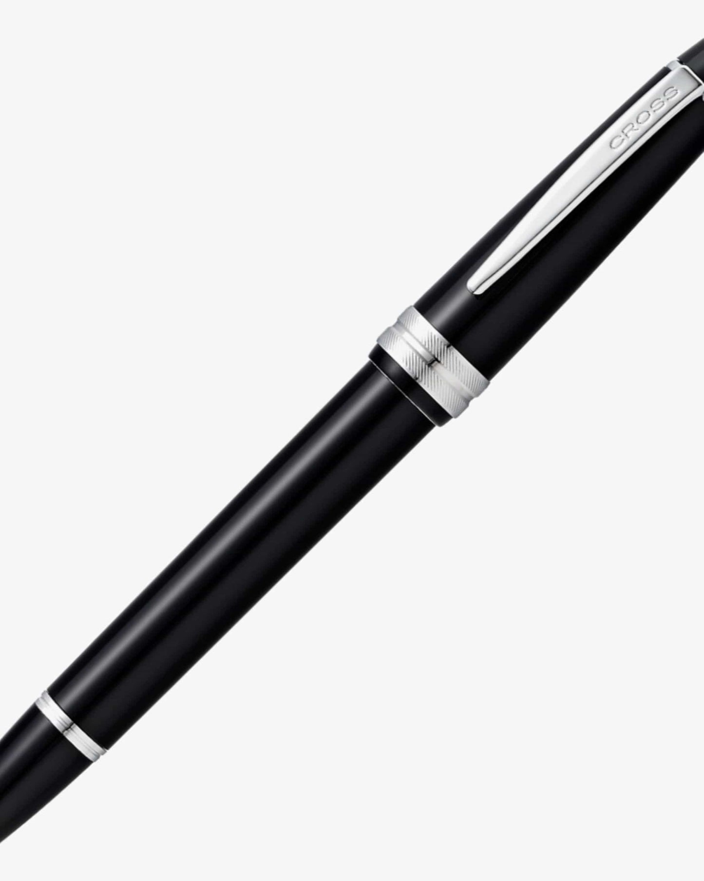 Cross Bailey Light™ Polished Black Resin Medium Nib Fountain Pen