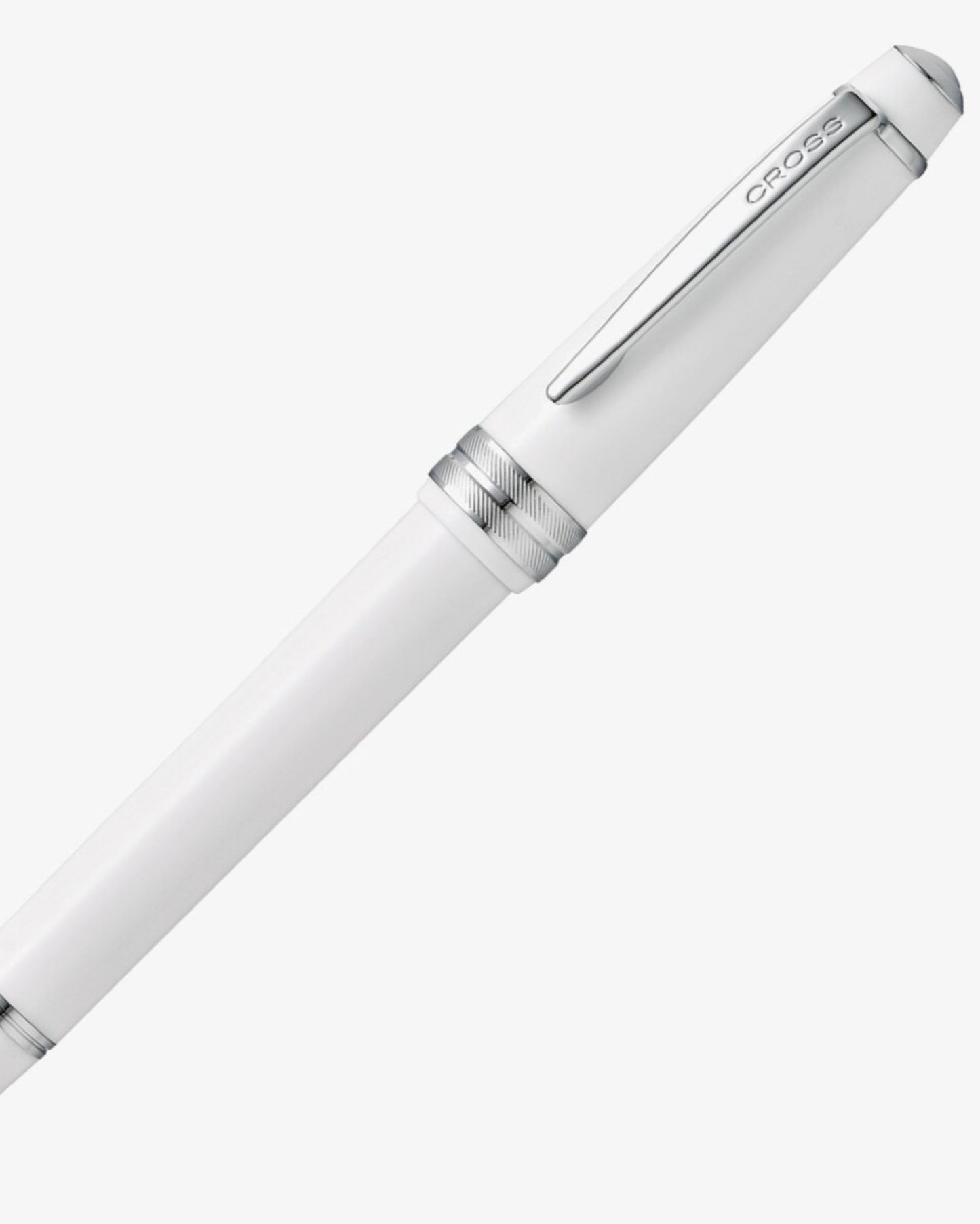 Cross Bailey Light™ Polished White Resin And Medium Nib Fountain Pen
