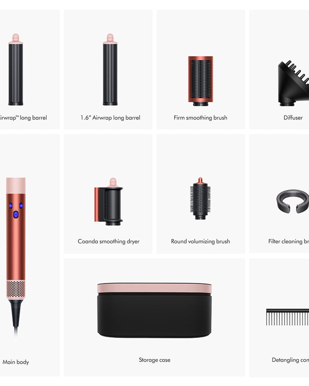 Airwrap Styler Dyson Airwrap Barrel Size Dyson Airwrap™ Multi