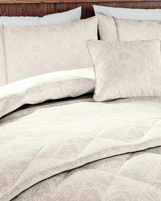 Bedeck of Belfast "Ashleigh" Duvet Cover and Oxford Pillowcase in Cashmere