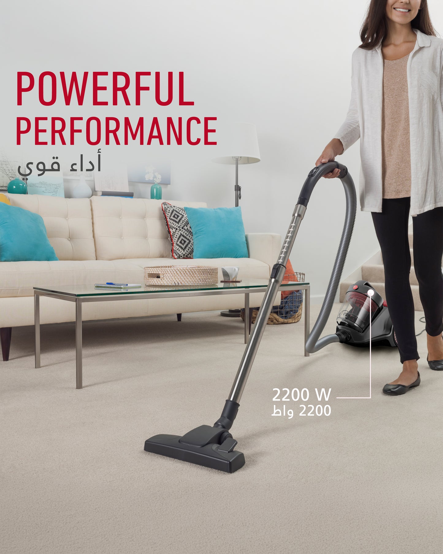 Hoover Power 6 Bagless Canister Bagless Vacuum Cleaner