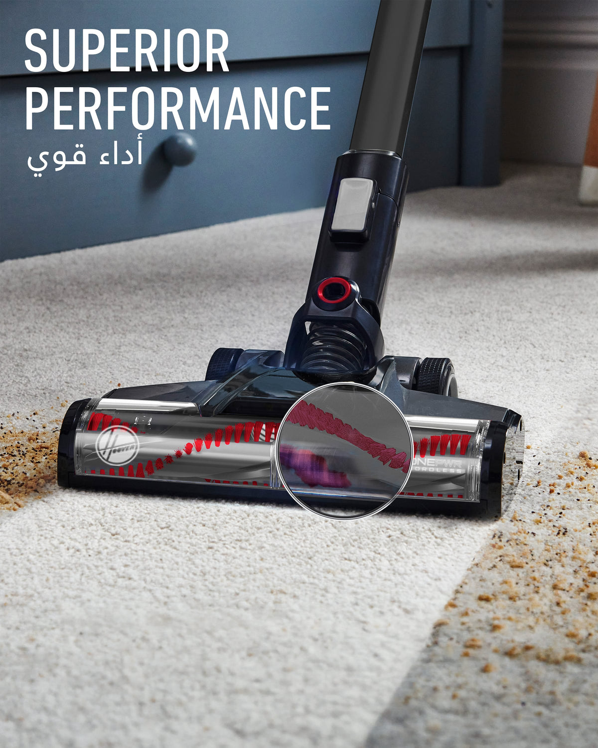 Hoover Cordless Stick Vacuum Cleaner, Up to 40-Minute Runtime, Black – CLSV-VPMC (ESMA Certified)