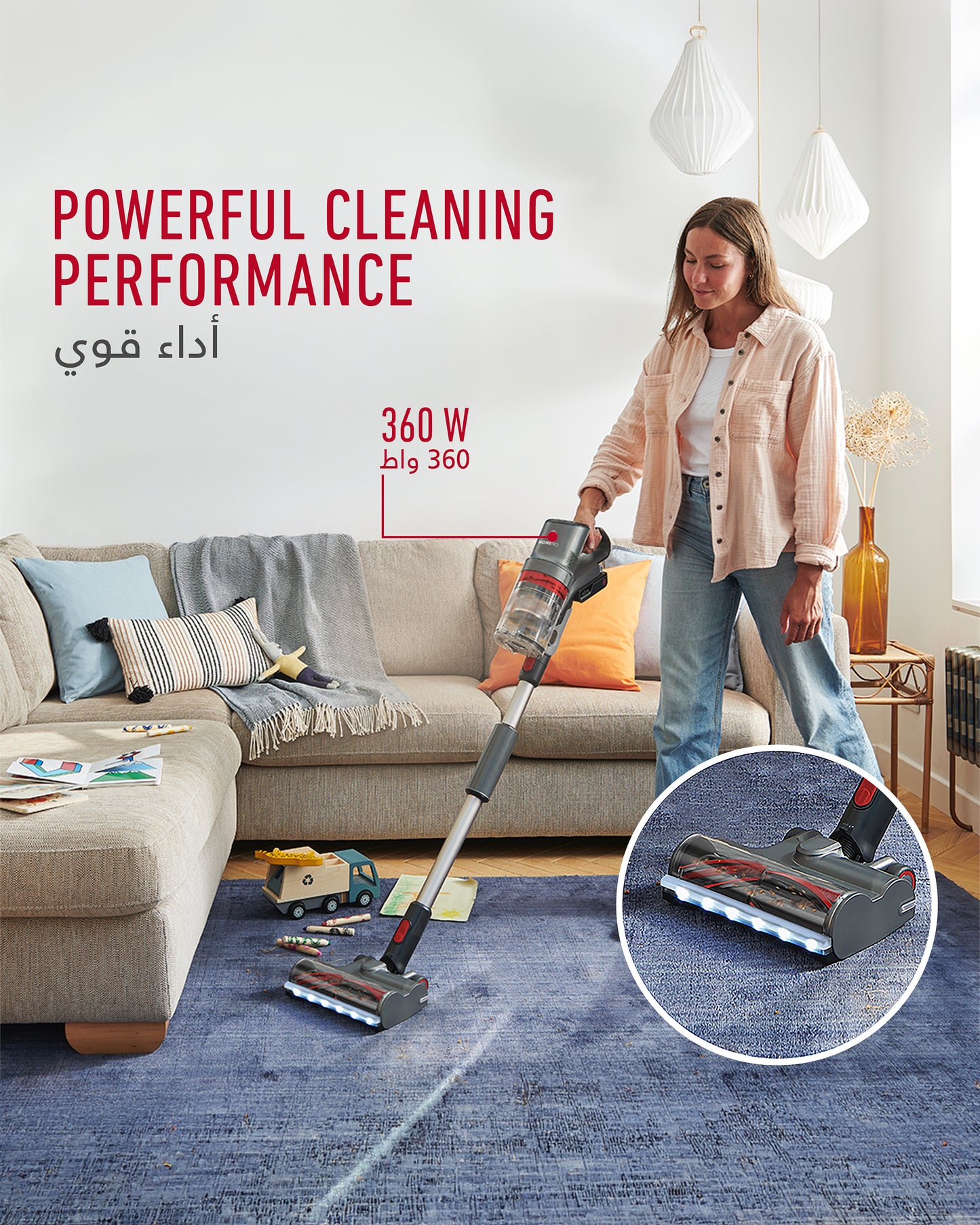 Hoover Homepro Cordless Stick Bagless Vacuum Cleaner