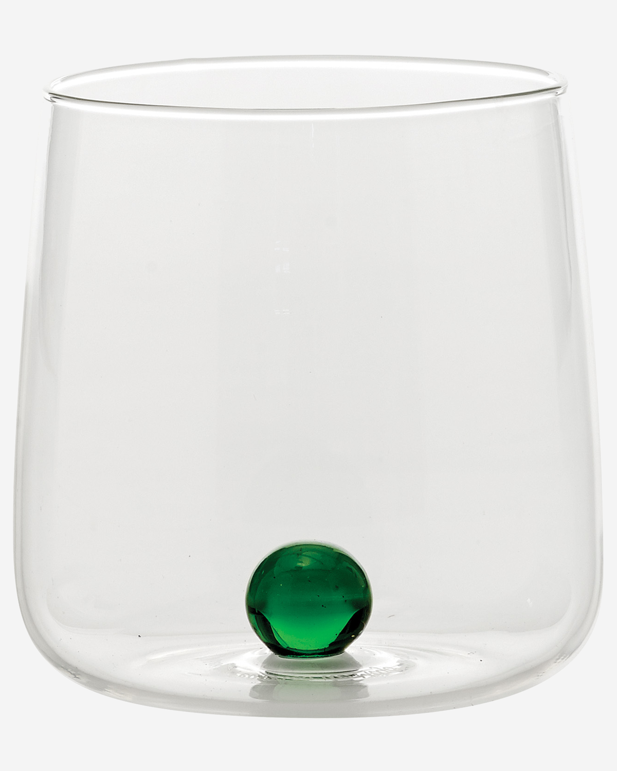 Zafferano Bilia Tumbler Transparent Ball White Set 6