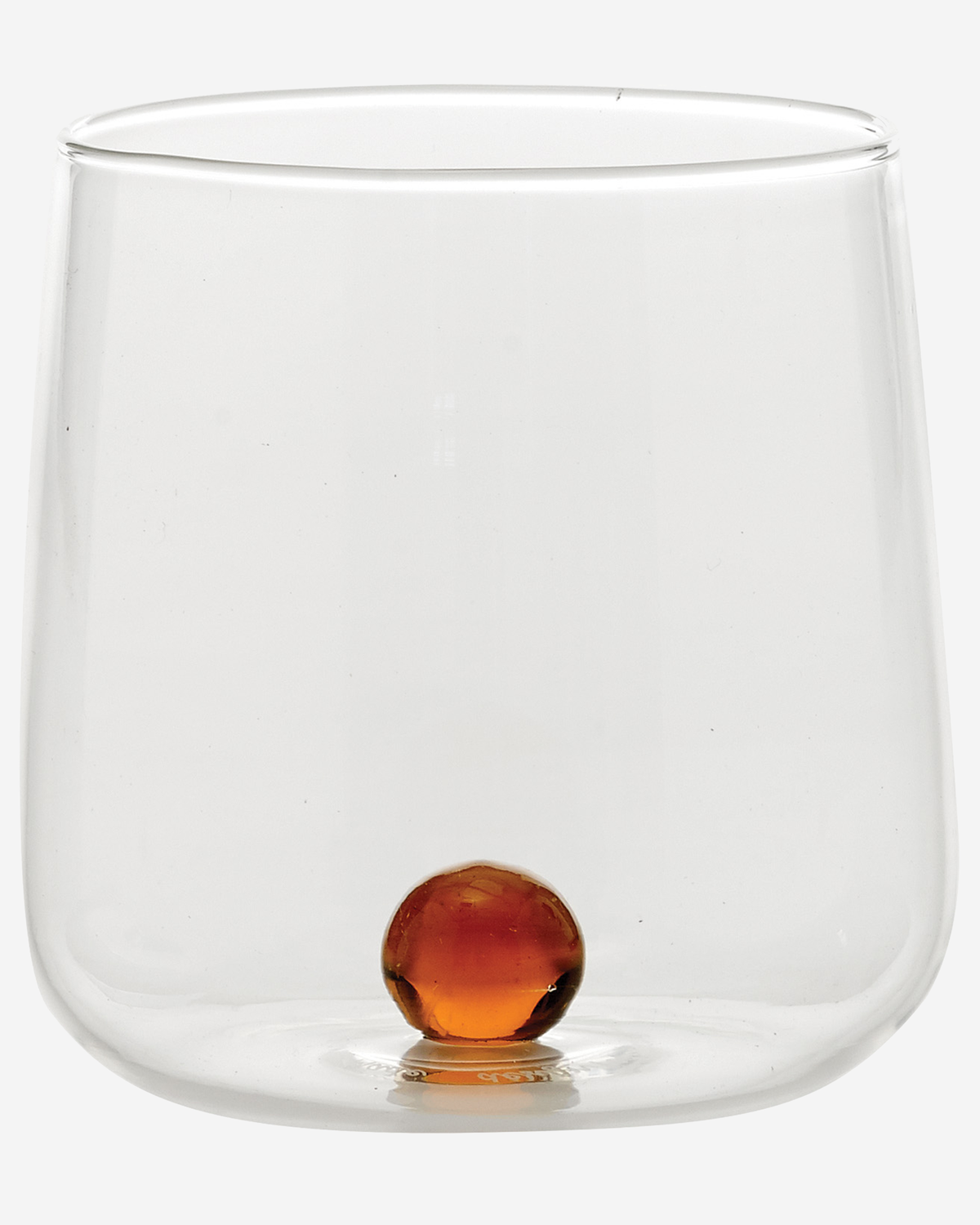 Zafferano Bilia Tumbler Transparent Ball White Set 6
