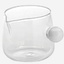 Zafferano Bilia Creamer Transparent Ball White