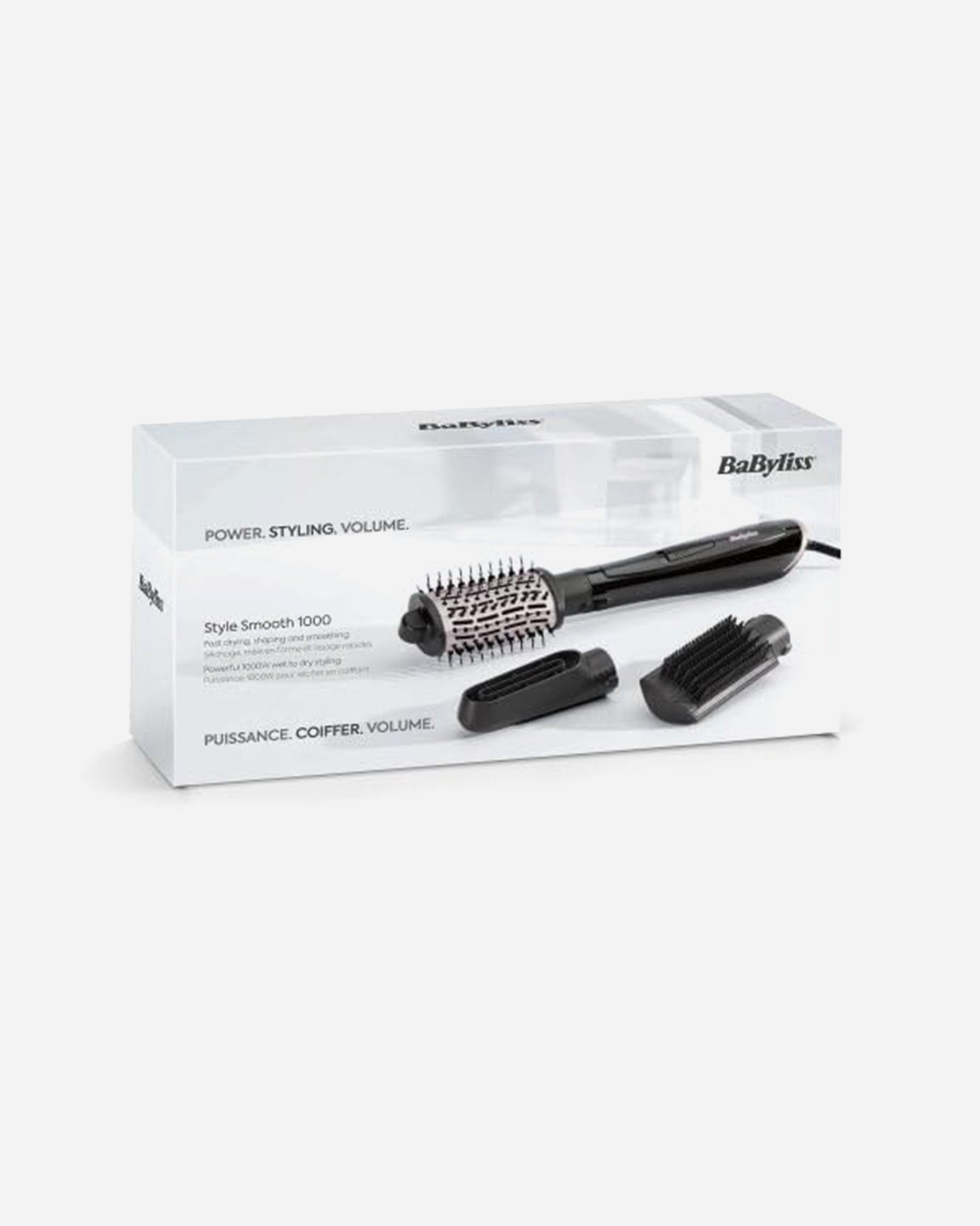 Babyliss Airbrush 1000W 3Acc Pouch Black BABAS128SDE