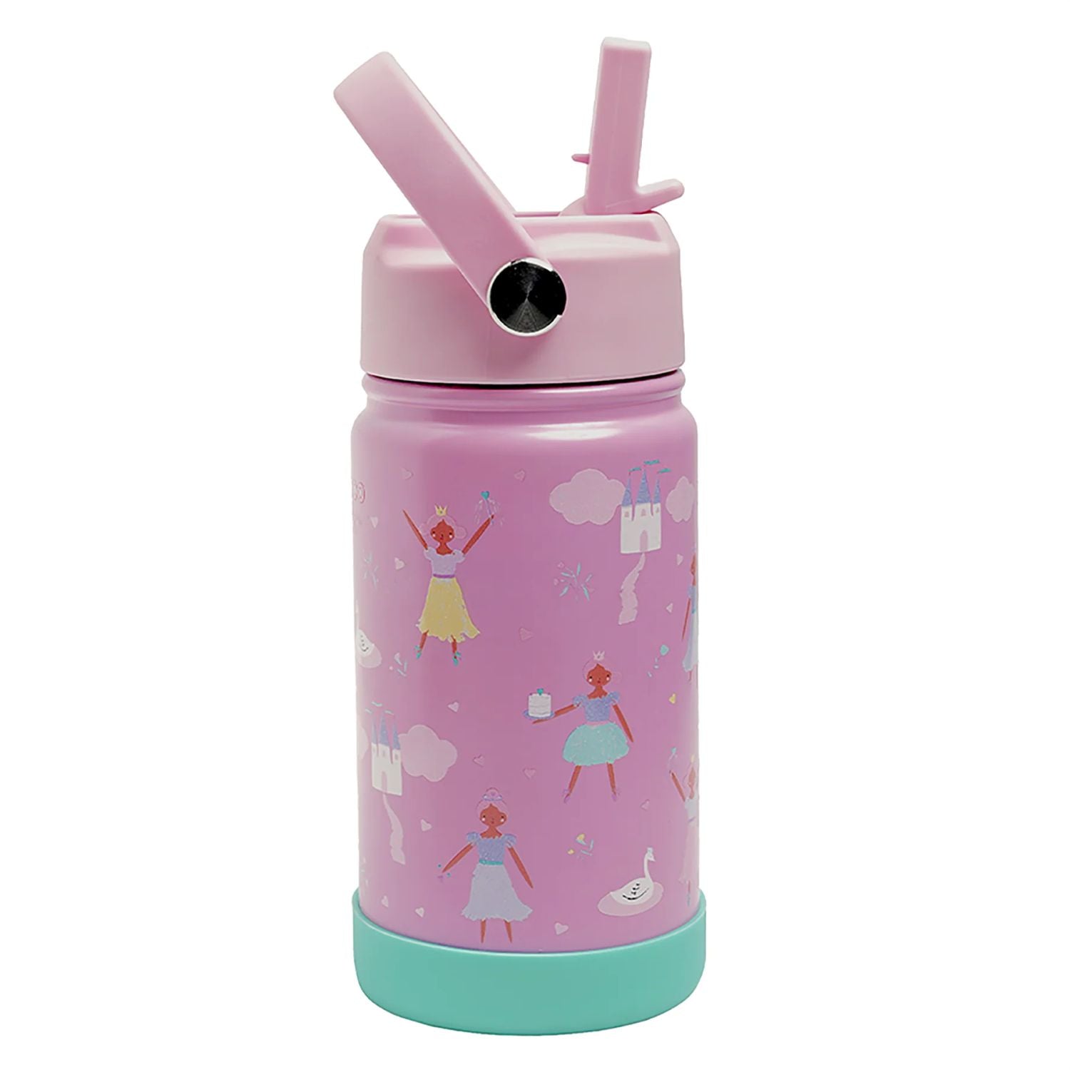LITTLE BALLERINA CASTLE INSULATED STAINLESS STEEL WATER BOTTLE