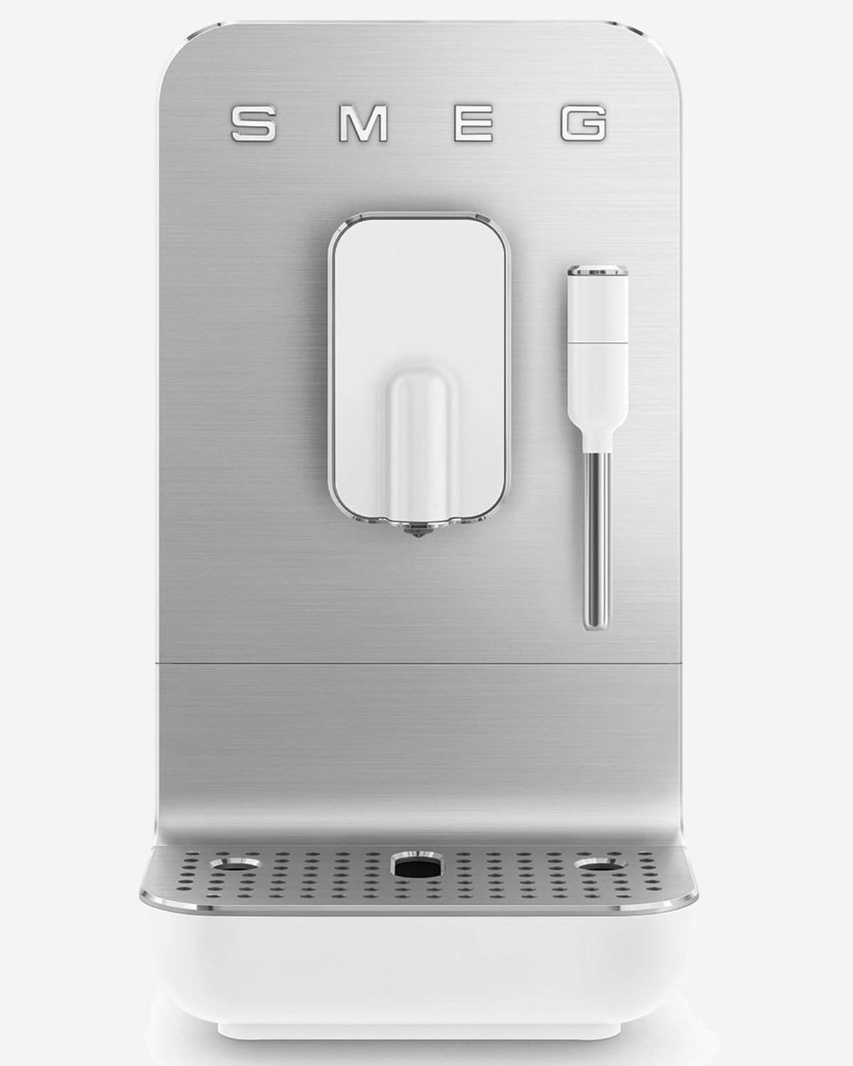 SMEG Bean to Cup Coffee Machine White Matt Medium - BCC12WHMUK