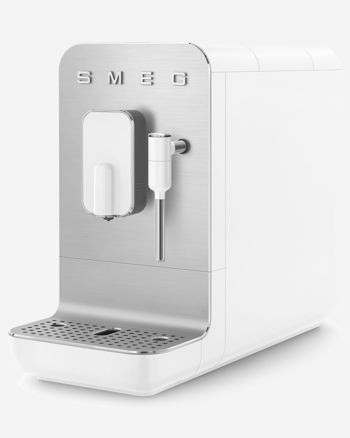 SMEG Bean to Cup Coffee Machine White Matt Medium - BCC12WHMUK