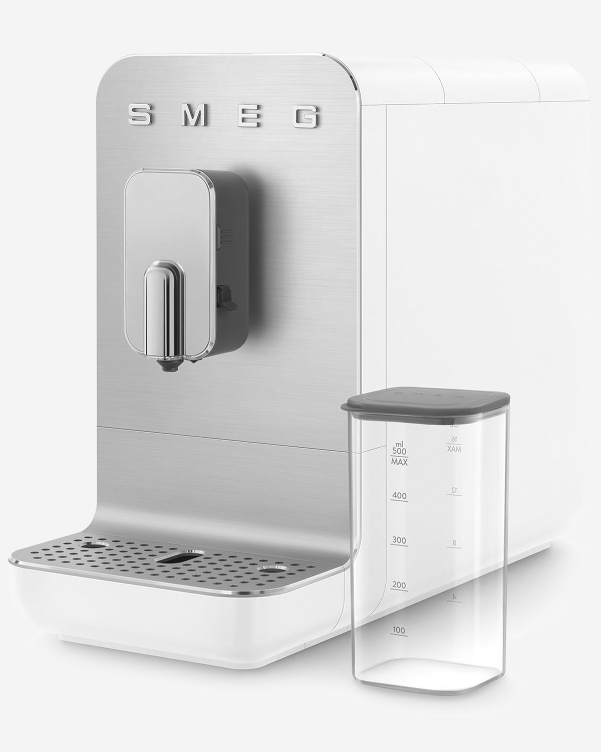 SMEG BCC Coffee Machine with Milk System White Matt Medium - BCC13WHMUK