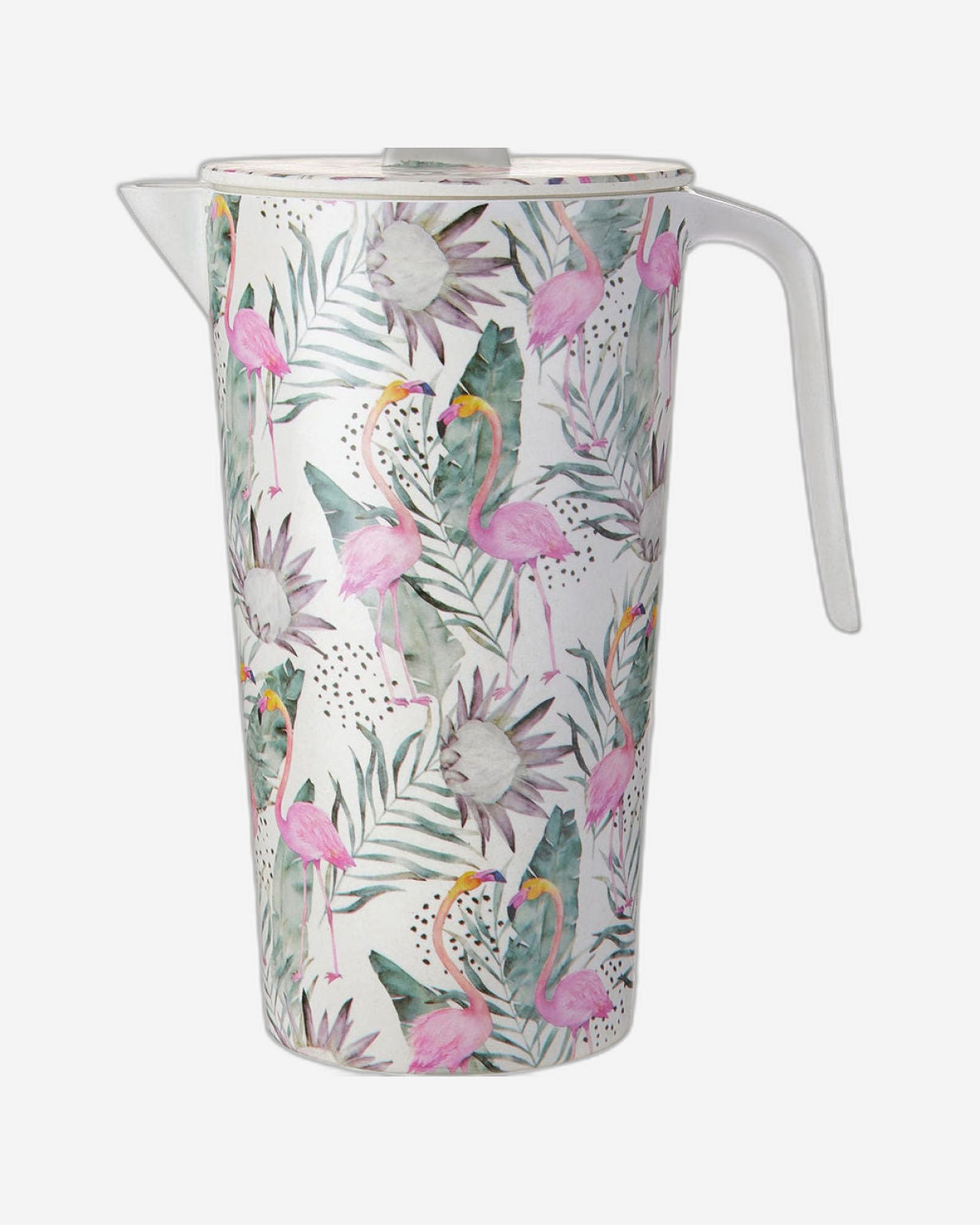 Cuisine Art – FLORENCE - Eco-Friendly Water Pitcher with Pour Spout and Lid Bamboo Fibers Water Carafes Hot Cold Beverage Jug Iced Tea Juice Carafes for Water Juice Iced Tea - 1.45L